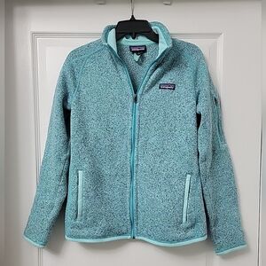 Patagonia Womens Full Zip Blue Hiking Running Outdoor Athletic  Small Jacket